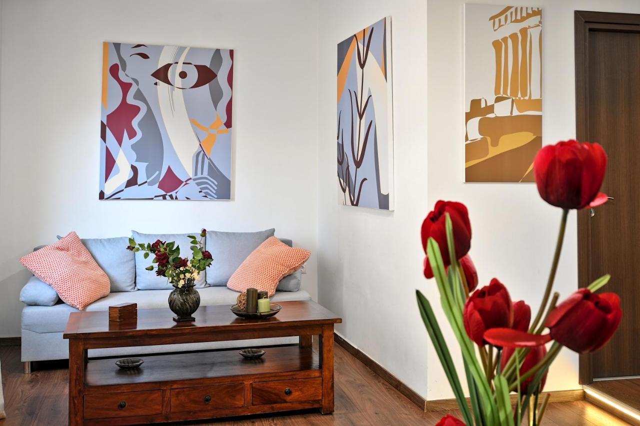 Stylish Apartment, Acropolis View Atenas Exterior foto
